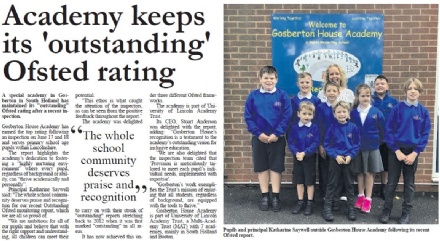 GHA - Academy keeps its 'outstanding' Ofsted rating!